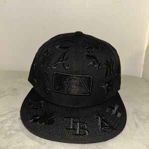 New Era Black Embroidered Cap